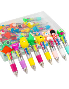 Bolígrafo Multicolor 4 en 1 HNSYYF - 24 Unidades para Niños 2
