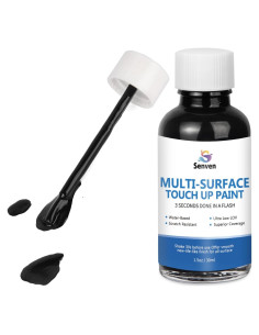 Pintura Acrílica SENVEN 1.5 Oz Negro Brillante para Electrodomésticos
