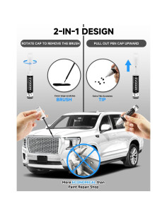 Pintura de Retoque EVOOOR 12.1ml Blanco Cumbre para Buick 2