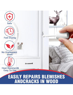 Bolígrafo de Pintura para Madera Galitoon 30 ml Blanco 2