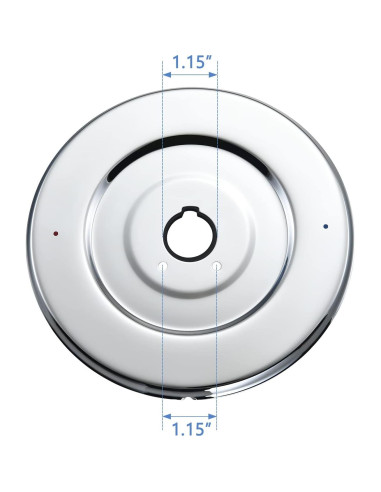 Escutcheon Moen Chateau 16090 Cromo para Grifos de Ducha