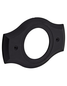 Placa de Cubierta de Ducha Tearel 1 Manija Negro Mate