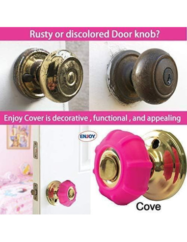 Agarraderas de Silicona Enjoy Cover - Antideslizantes Universal 4 Pzas