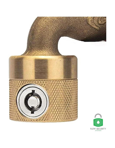 FaucetLock Flow Security Systems FSS 50 - Cerradura de Grifo de Latón