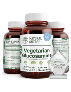 Glucosamina Clorhidrato Vegana Natural Nutra 750mg 120 Cápsulas