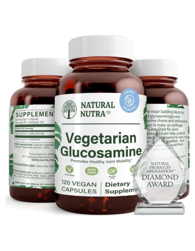 Glucosamina Clorhidrato Vegana Natural Nutra 750mg 120 Cápsulas