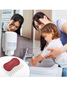 Soporte de Jabón de Plástico Sankoly - 2 Piezas con Drenaje 2