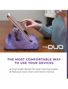 Soporte para Tabletas THE DUO Morado Doble Ángulo 2 Posiciones 2