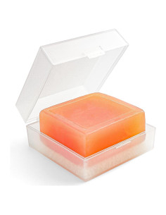 Estuche de Jabón de Viaje Ozner Blanco Transparente 12x8.5cm