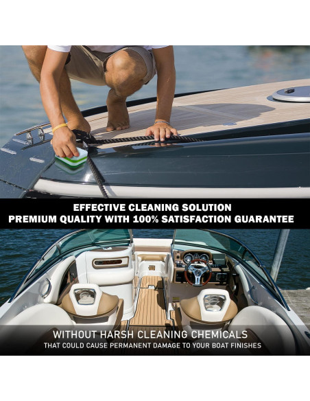 Almohadillas de limpieza marina WAVESRX 4 unidades para barco