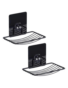 Plato de Jabón Acero Inoxidable Quanzhou Chenchenchen 2pcs Negro