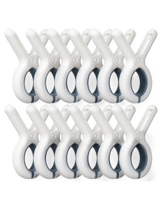 Clips para Toallas de Playa Sunkaioo - Paquete de 12 Unidades