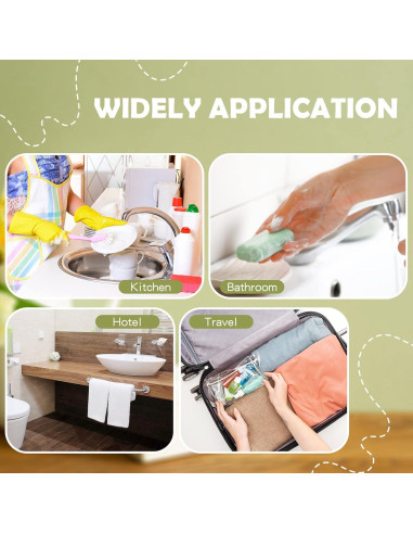 Juego de 10 Platos de Jabón de Plástico Antideslizantes Maitys