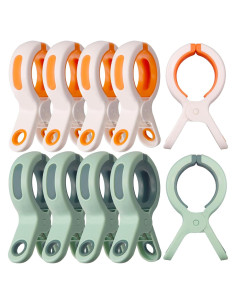 Pinzas para Toallas de Playa Sanyeyufeng 10 Piezas Coloridas