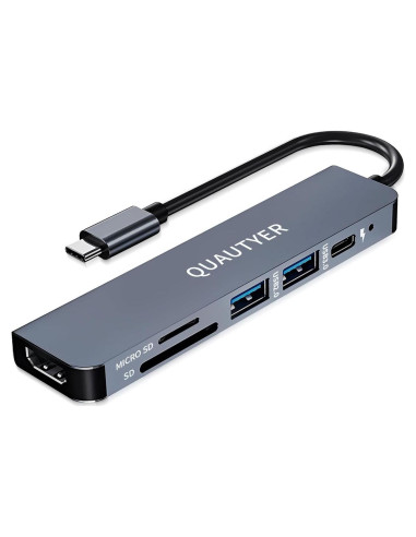 Adaptador Multiport USB C QUAUTYER para MacBook 4K HDMI