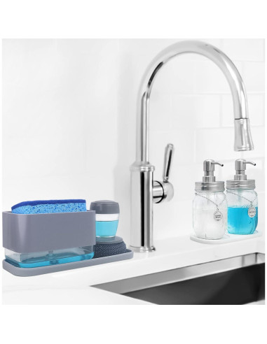 Dispensador de Jabón para Platos HvOvMvE 11.5 oz con Soporte