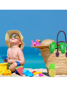 Pinzas para Toallas de Playa Aoozleny 4 Pcs Plástico PP 2