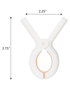 30 Clips de Plástico Frcctre para Toallas de Playa - Alta Resistencia 2