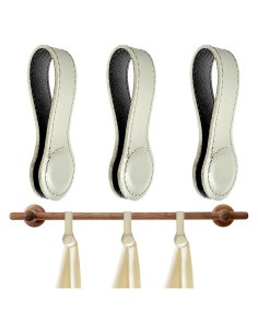 3 Clips Magnéticos de Cuero UYEDUJZ para Toallas de Cocina