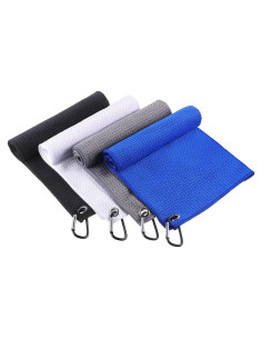 Paquete de 4 Toallas de Golf Remagr Microfibra 40x40 cm