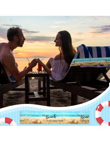 Boao 4 Bandas Elásticas para Toallas de Sillas de Playa