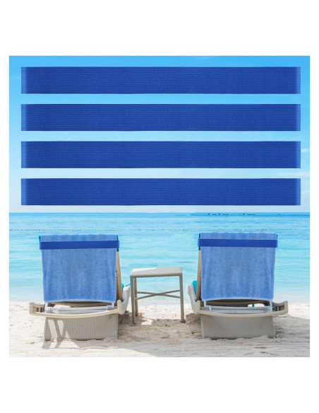 Bandas de Toalla de Playa Tlowesng - Paquete de 4, 88.9 cm