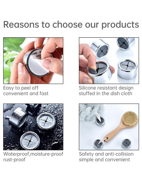 Ganchos Adhesivos para Toallas Philbinden 3 Piezas Cromo