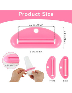 Set de 8 Exprimidores de Pasta de Dientes Ymapinc - Colores Variados 2