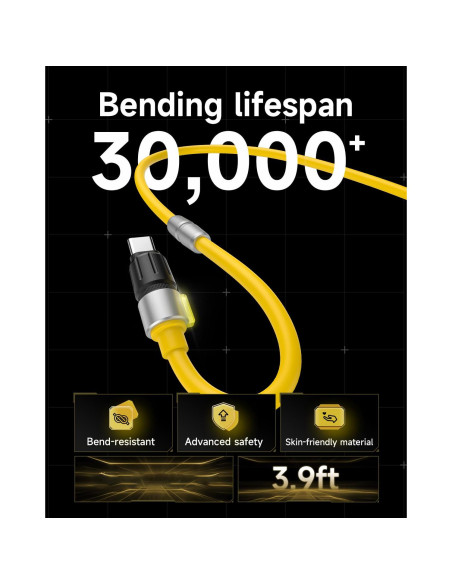 Cable USB C a USB C Sharge 240W 1.19m Carga Rápida