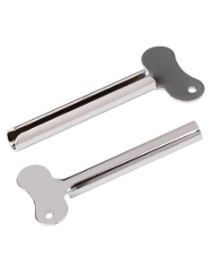 Juego de 2 Exprimidores de Tubo Acero Inoxidable Much Hotter