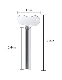 Juego de 2 Exprimidores de Tubo Acero Inoxidable Much Hotter 2