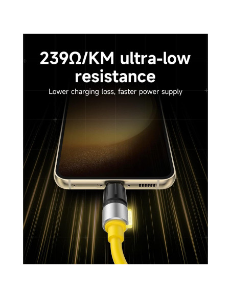 Cable USB C a USB C Sharge 240W 1.19m Carga Rápida