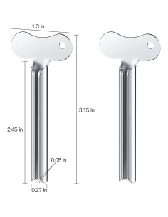 Set de 2 Llaves Exprimidoras de Acero Inoxidable Jowxsx 2