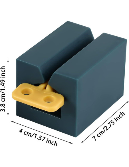 Dispensador de Pasta de Dientes Rowphya 4 Piezas Rosa y Azul