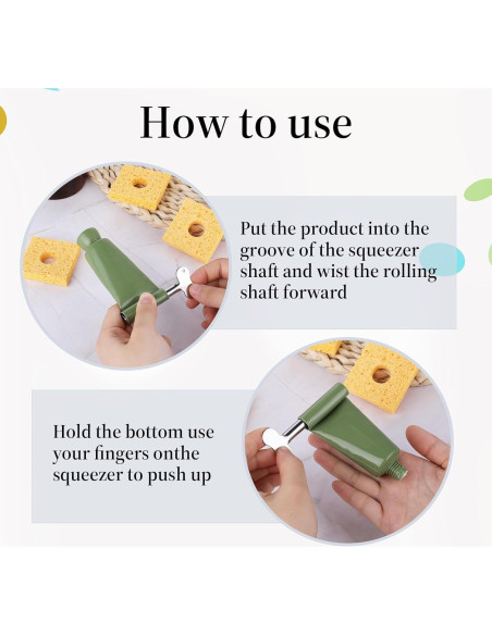 Exprimidor de Tubos de Pasta de Dientes Molain - 6 Piezas Metal