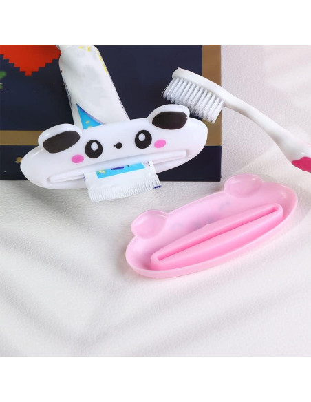 Juego de 3 exprimidores de pasta de dientes animalitos PurYupearl
