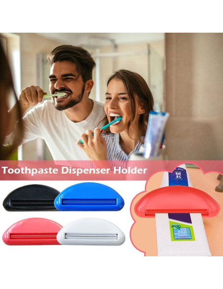 Exprimidor de Tubo de Pasta de Dientes Pxiryanlow Blanco