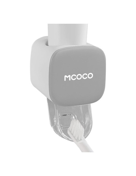 Exprimidor de Pasta de Dientes MCOCO Montado en Pared Gris Exprimidor de Pasta de Dientes MCOCO Montado en Pared Gris