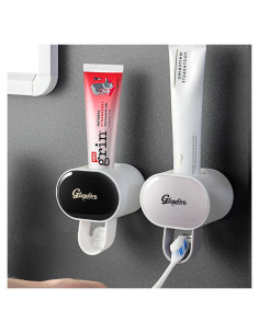 Dispensador de Pasta de Dientes ELELINK 2 PCS Montaje Adhesivo