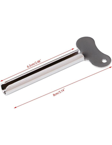 Exprimidor de Pasta de Dientes Sluswallow Acero Inoxidable Corazón