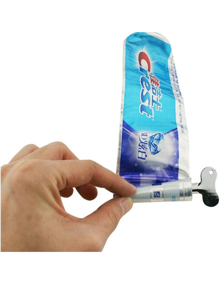 Exprimidor de Pasta de Dientes Sluswallow Acero Inoxidable Corazón