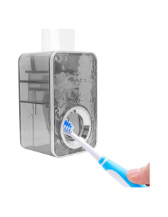 Dispensador Automático de Pasta de Dientes Hooshion Gris