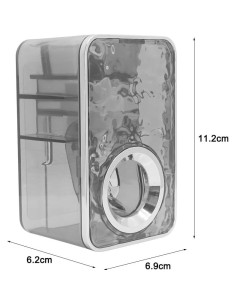 Dispensador Automático de Pasta de Dientes Hooshion Gris 2