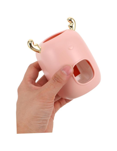 Dispensador Automático de Pasta de Dientes Ipetboom Rosa