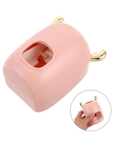 Dispensador Automático de Pasta de Dientes Ipetboom Rosa