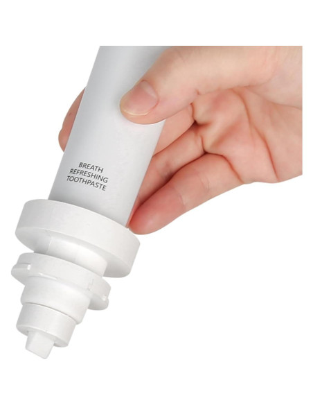 Dispensador Automático de Pasta de Dientes Monstake - Blanco - 6 Niveles Dispensador Automático de Pasta de Dientes Monstake - Blanco - 6 Niveles