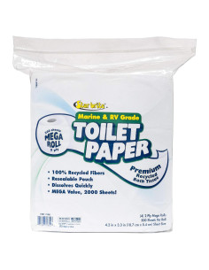 Papel Higiénico STAR BRITE Grado Marino 4 Rollos 500 Hojas