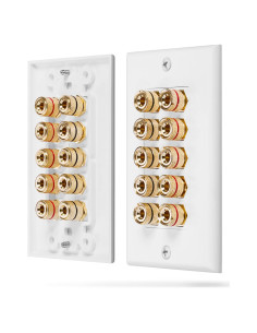 Fosmon Placa de Pared para 5 Altavoces - Cobre Premium