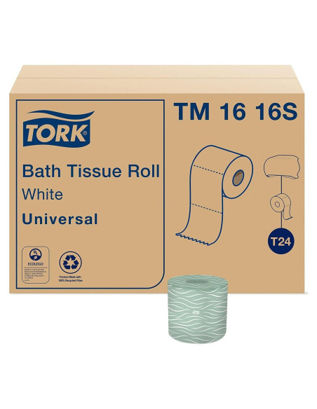 Papel Higiénico Tork 2 Capas Ecológico 500 Hojas x 96 Rollos