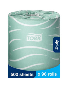 Papel Higiénico Tork 2 Capas Ecológico 500 Hojas x 96 Rollos 2